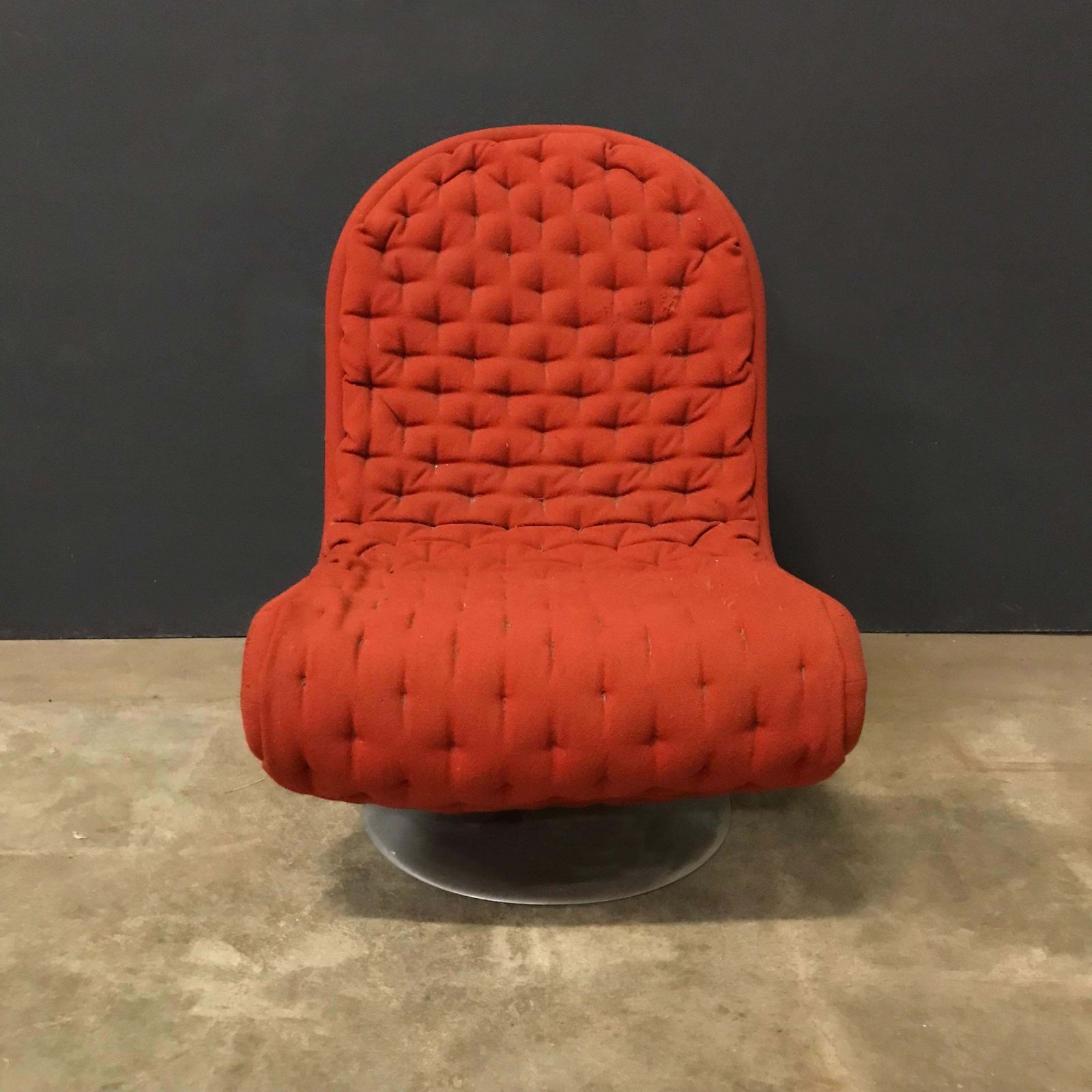 1973 Verner Panton, 1 2 3 Serie Easy Chair In Original First Fabric photo 4257.0