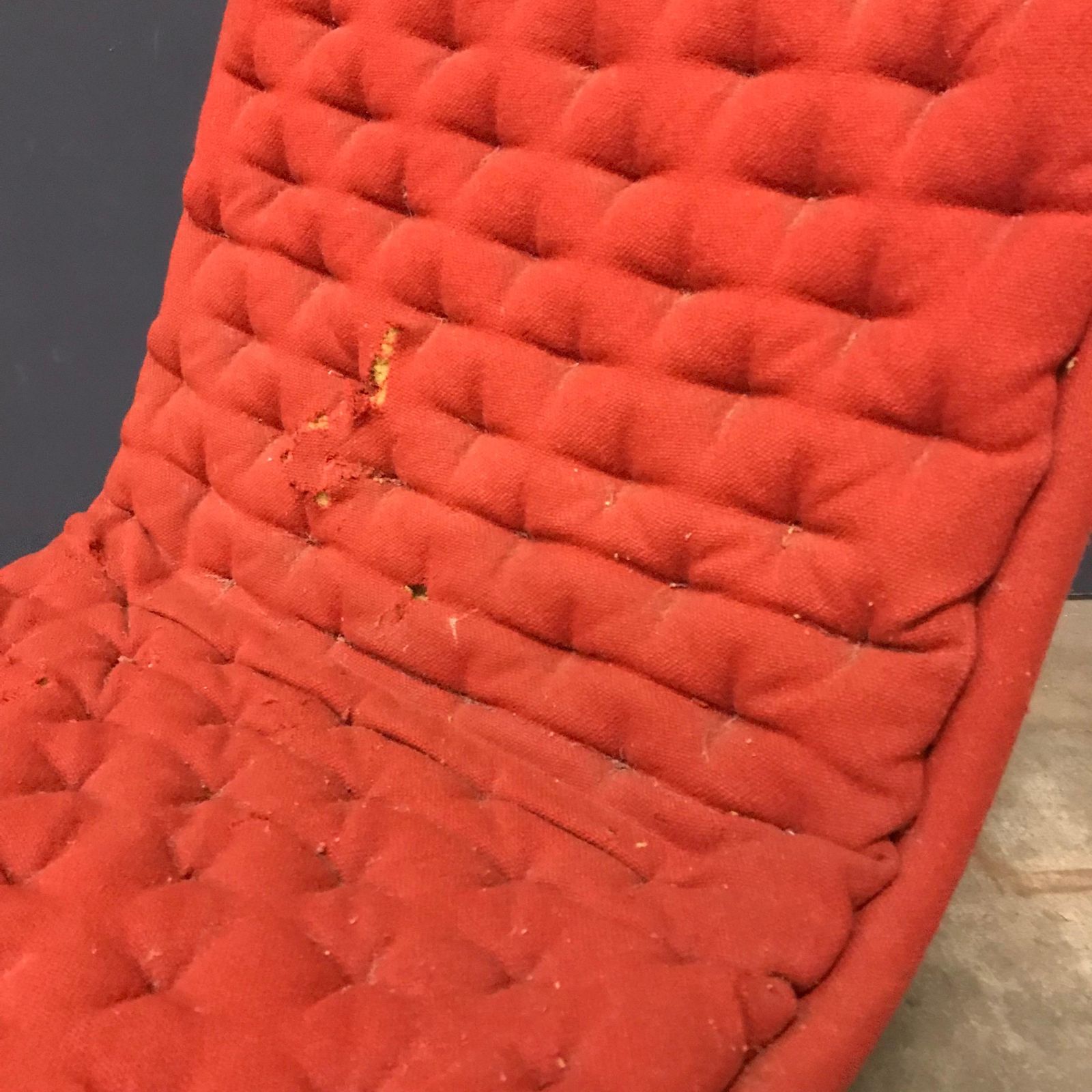 photo vinterior 1973 Verner Panton, 1 2 3 Serie Easy Chair In Original First Fabric