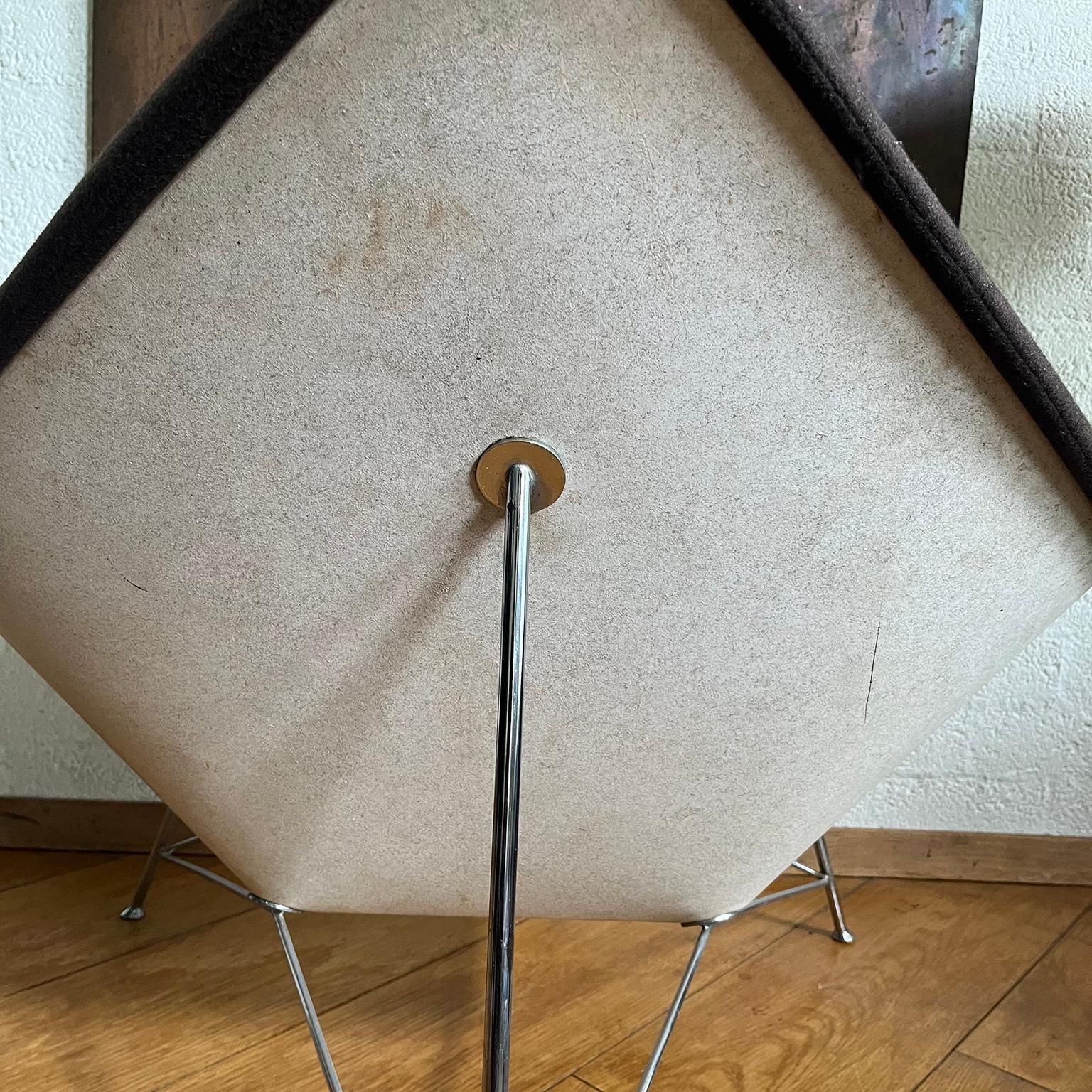Furniture Early, Metal Shell ! Coconut Chair By George Nelson In Brown Upholstery, 1955 photo