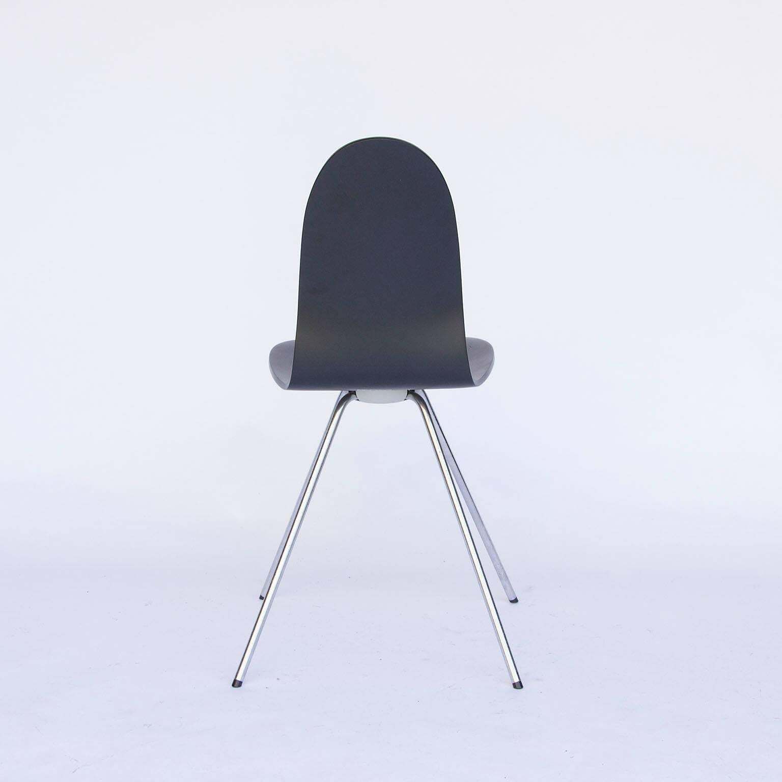 1955, Arne Jacobsen, Tongue Chair Black Lacquered photo for sale