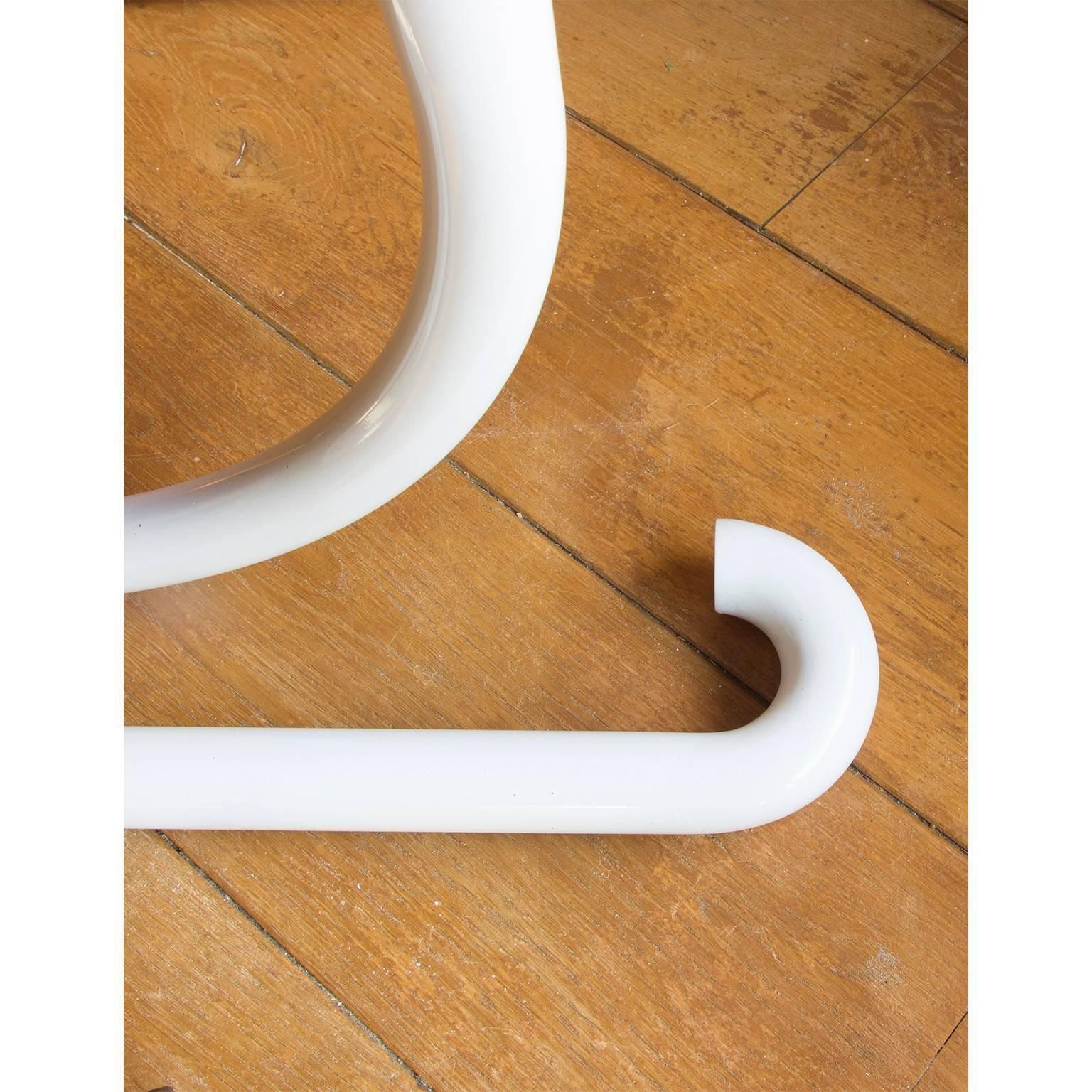 1972, Aldo Van Den Nieuwelaar, Early White Tc2 Floor Lamp For Artimeta photo vintage