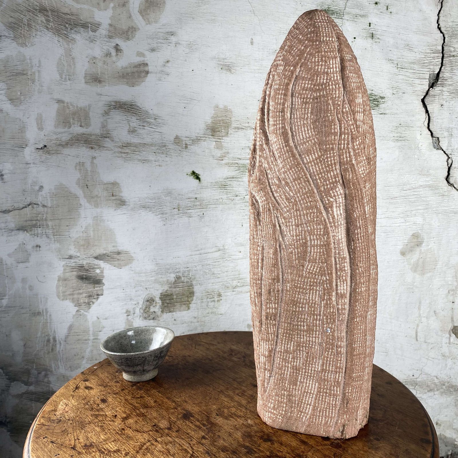 Modernist Sandstone Effect Sculpture photo for sale