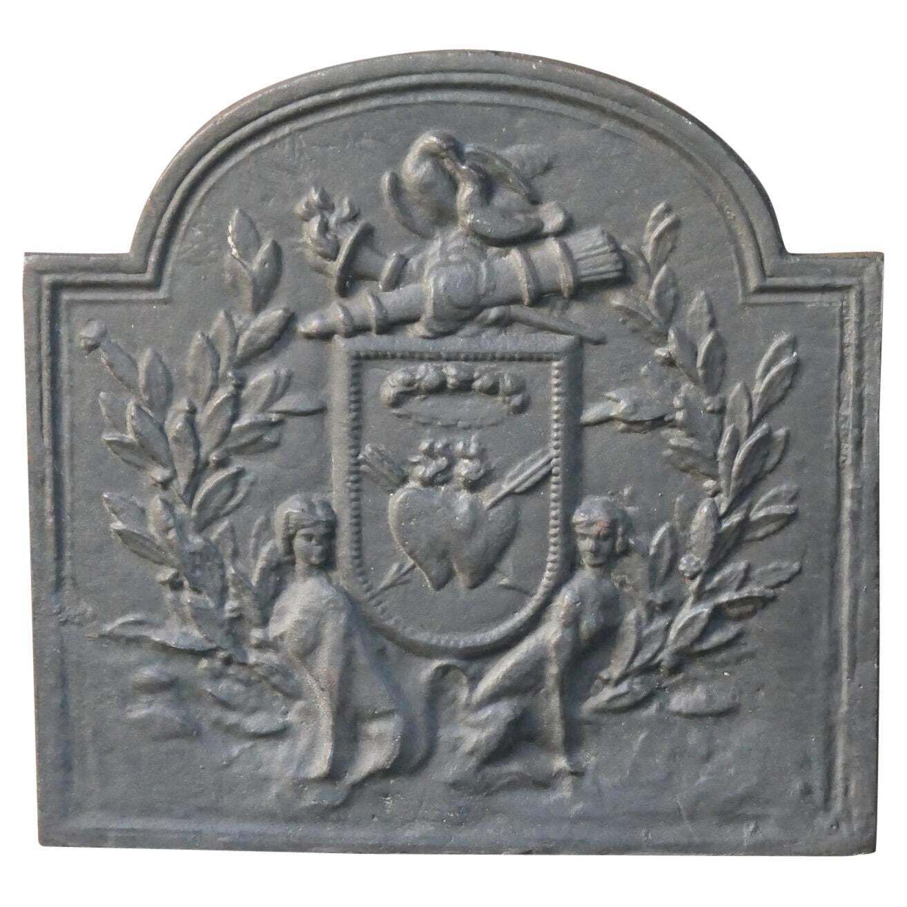 French 'Allegory Of Love' Fireback, 20th Century