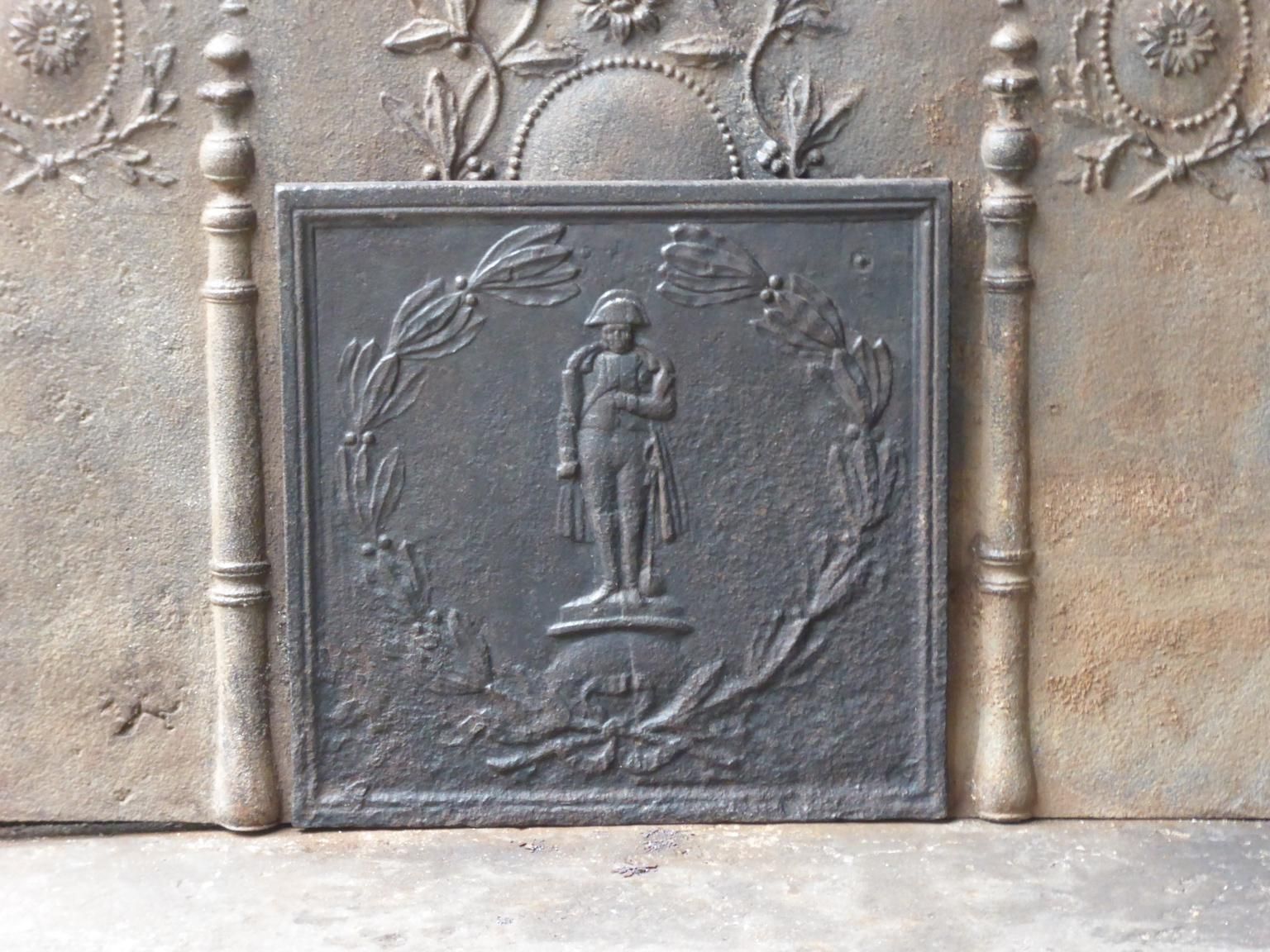 Antique French 'Napoleon' Fireback / Backsplash, 19th Century photo furniture
