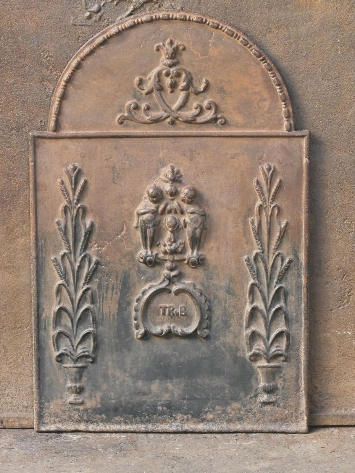 French Napoleon III Period Fireback / Backsplash, 19th C. photo Home Fixtures