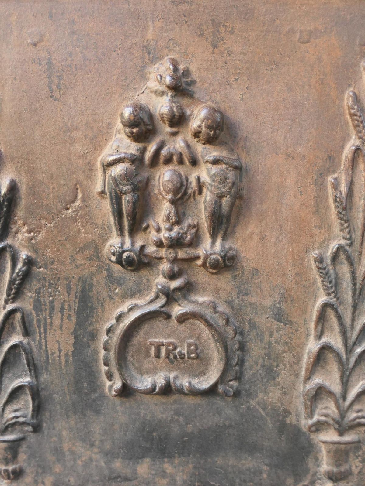 Home Fixtures French Napoleon III Period Fireback / Backsplash, 19th C. photo