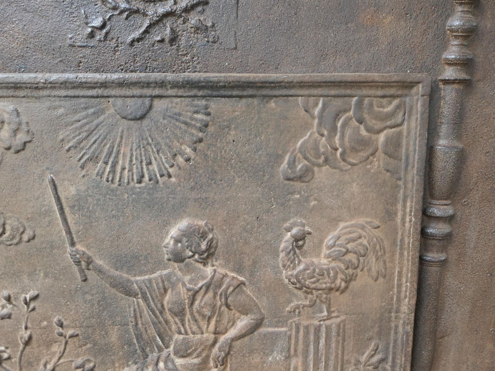 photo for sale Aurora, Goddess Of The Dawn, Fireback / Backsplash, 20th Century