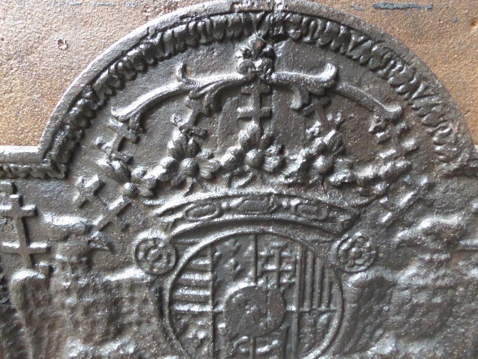 17th 18th Century 'Arms Of Loraine' Fireback / Backsplash photo Home Fixtures
