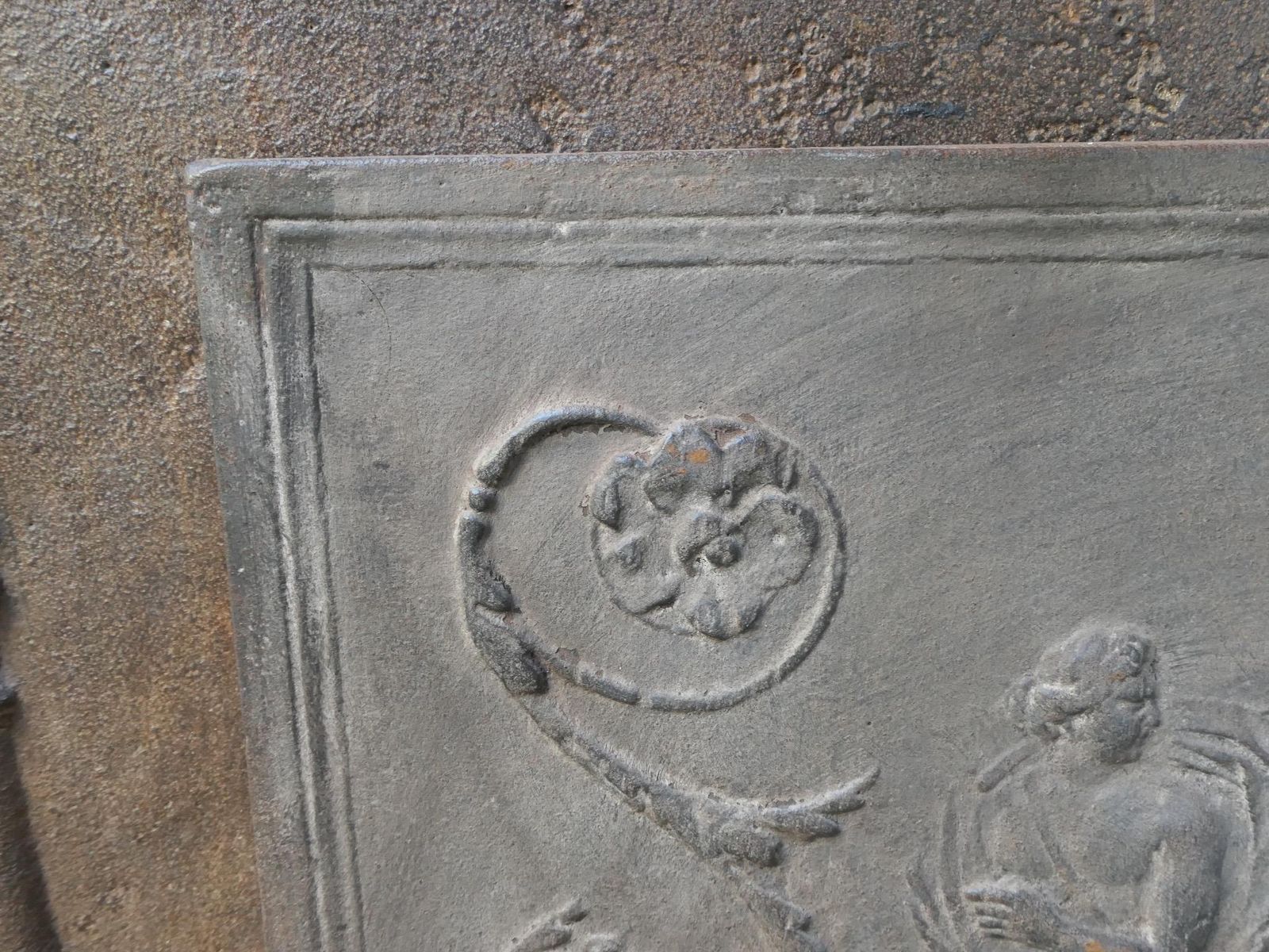 French Neoclassical 'Diana' Fireback / Backsplash, 18th 19th Century photo buy