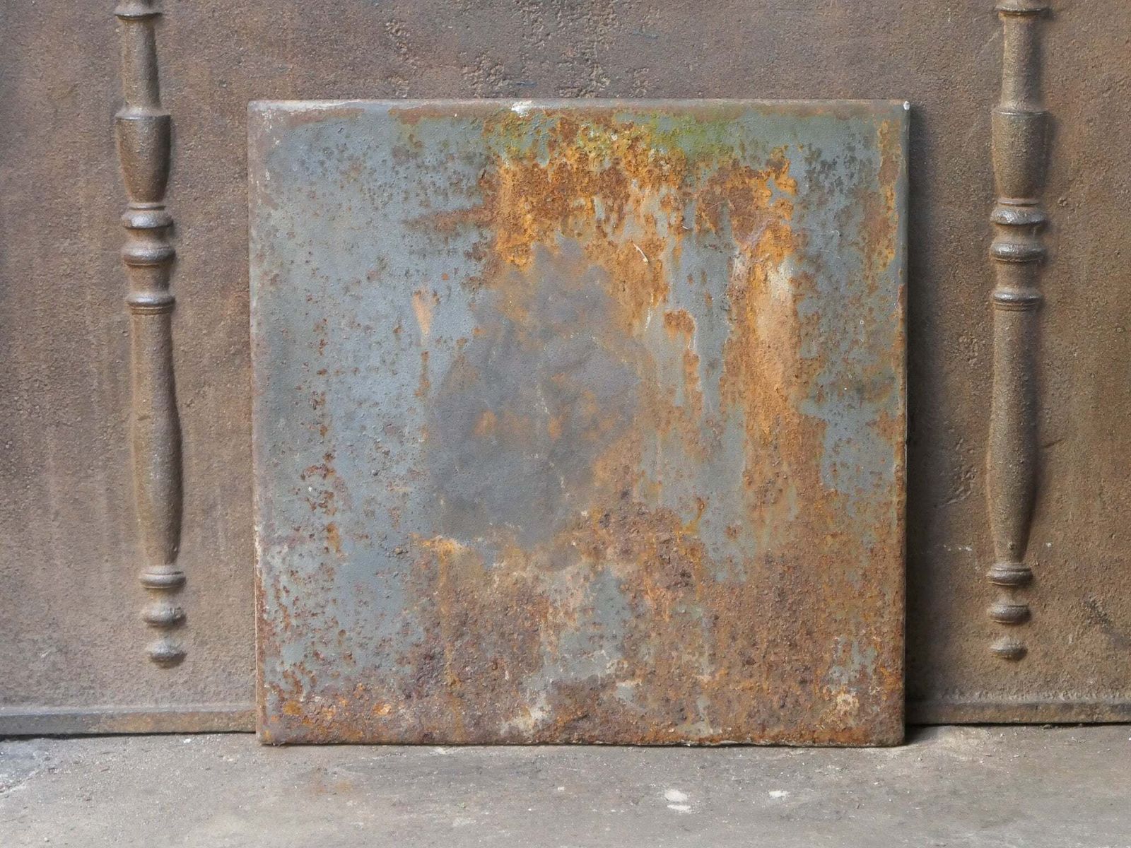 photo vintage French Neoclassical 'Diana' Fireback / Backsplash, 18th 19th Century