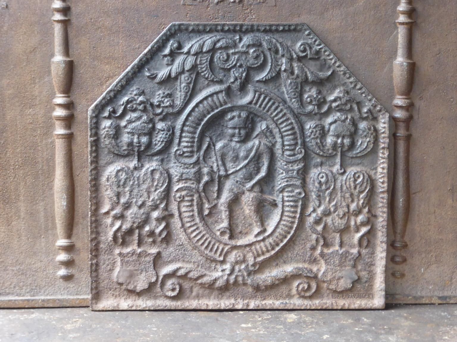 French Louis XIV Style 'Arms Of France' Fireback / Backsplash photo furniture