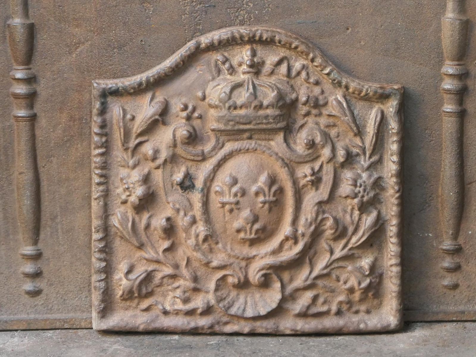French Louis Napoleon III Style 'Arms Of France' Fireback / Backsplash photo Home Fixtures