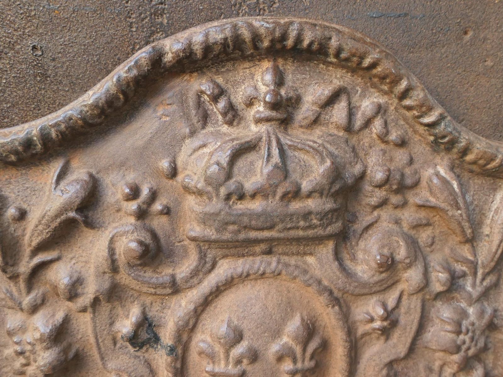 French Louis Napoleon III Style 'Arms Of France' Fireback / Backsplash photo buy