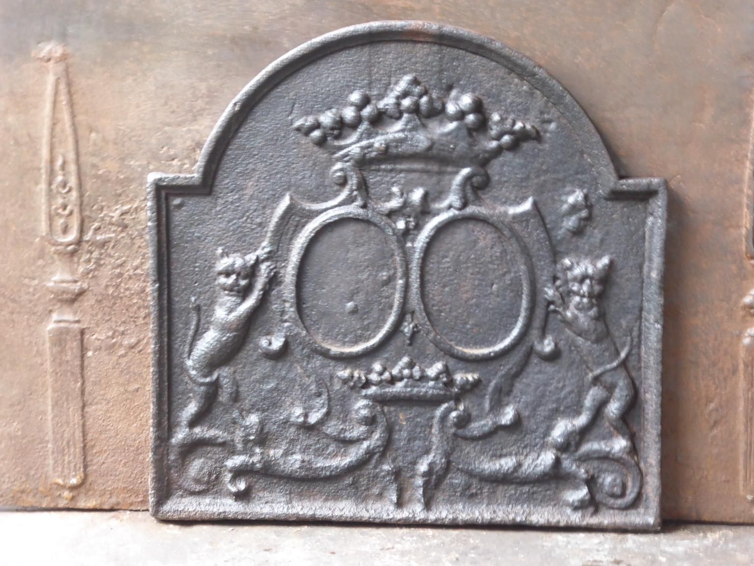 17th Century French Louis XIV Fireback / Backsplash photo furniture