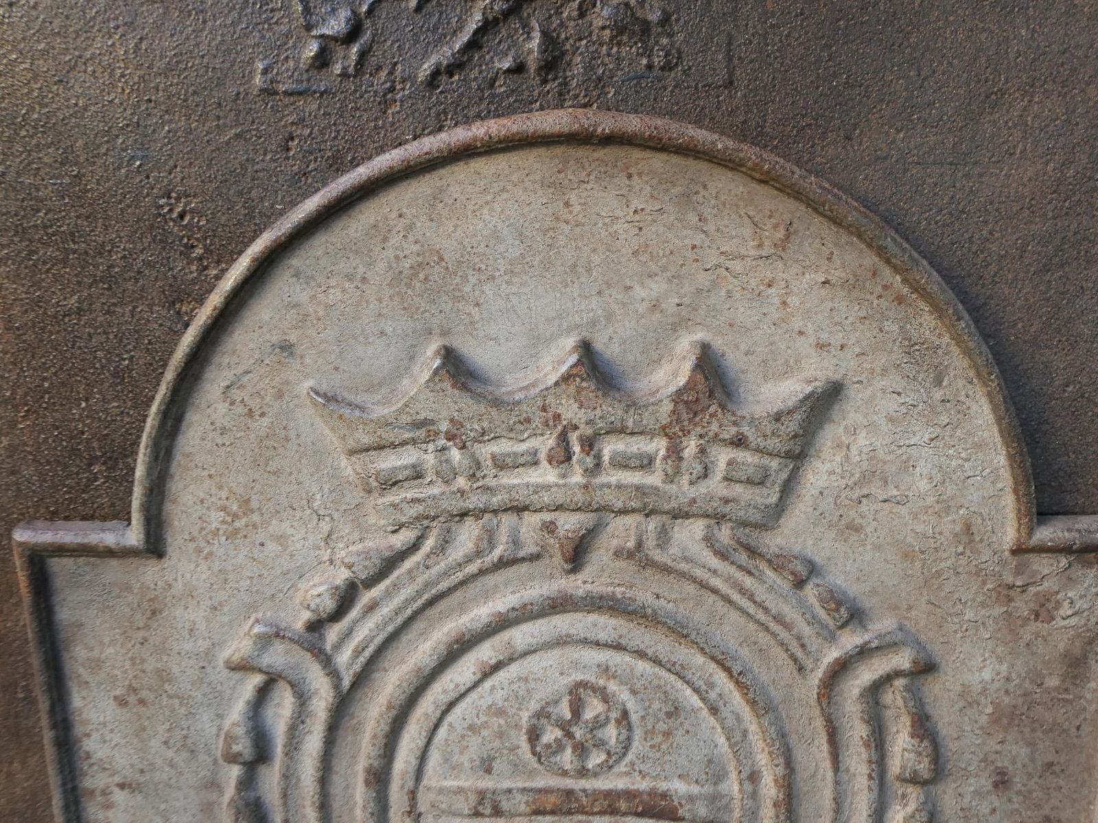 French Louis XIV Style 'Coat Of Arms' Fireback / Backsplash, 20th Century photo buy