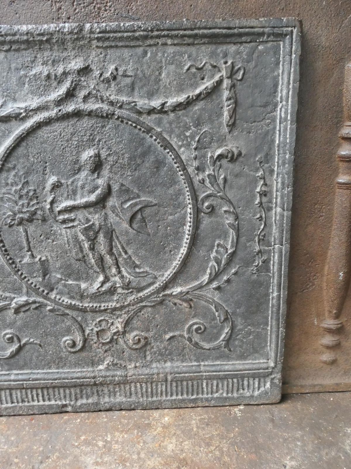 Home Fixtures 18th   19th C. French 'Apollo With Lyre' Fireback / Backsplash photo