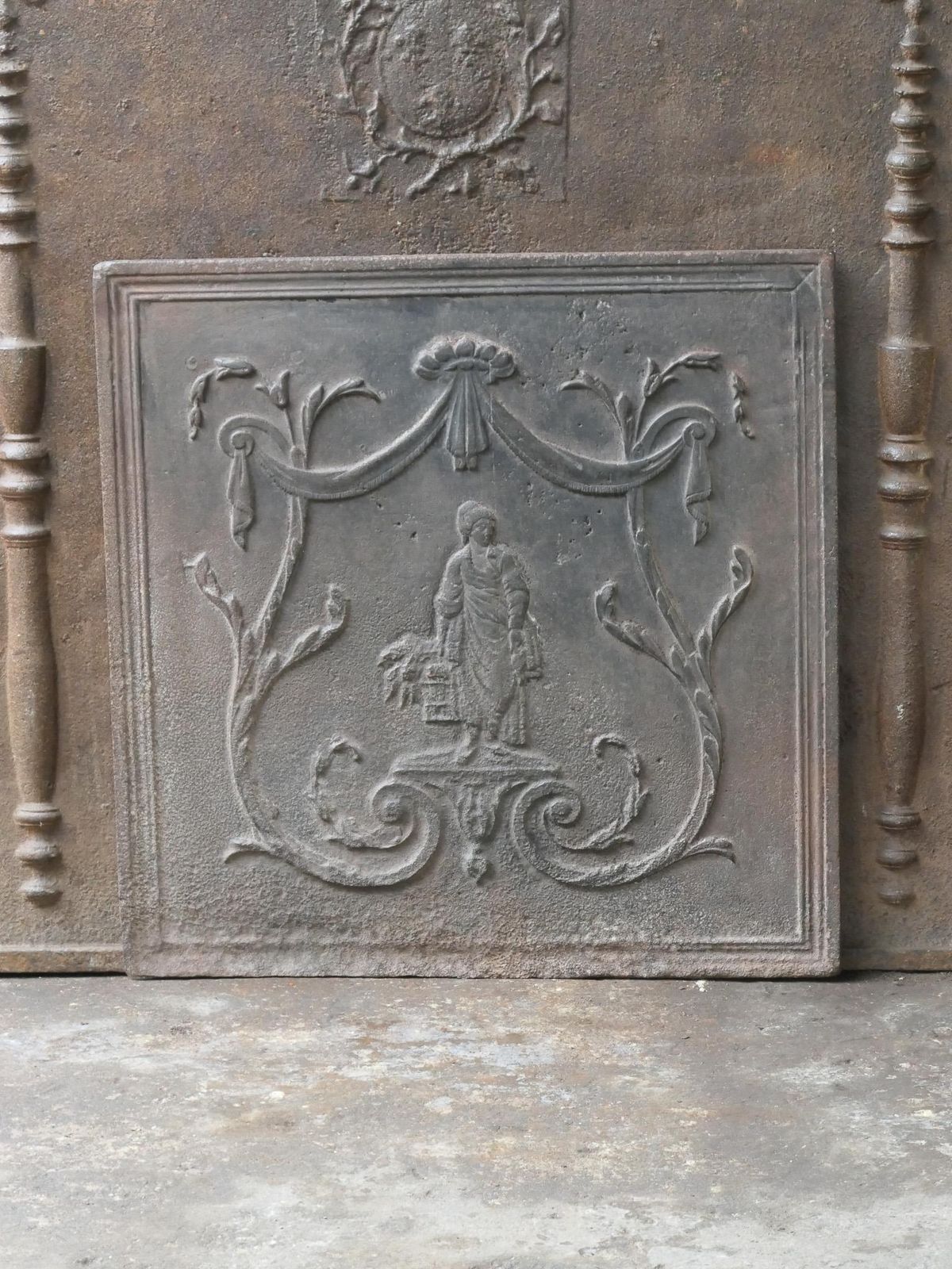 19th Century French Napoleon III Fireback / Backsplash photo Home Fixtures