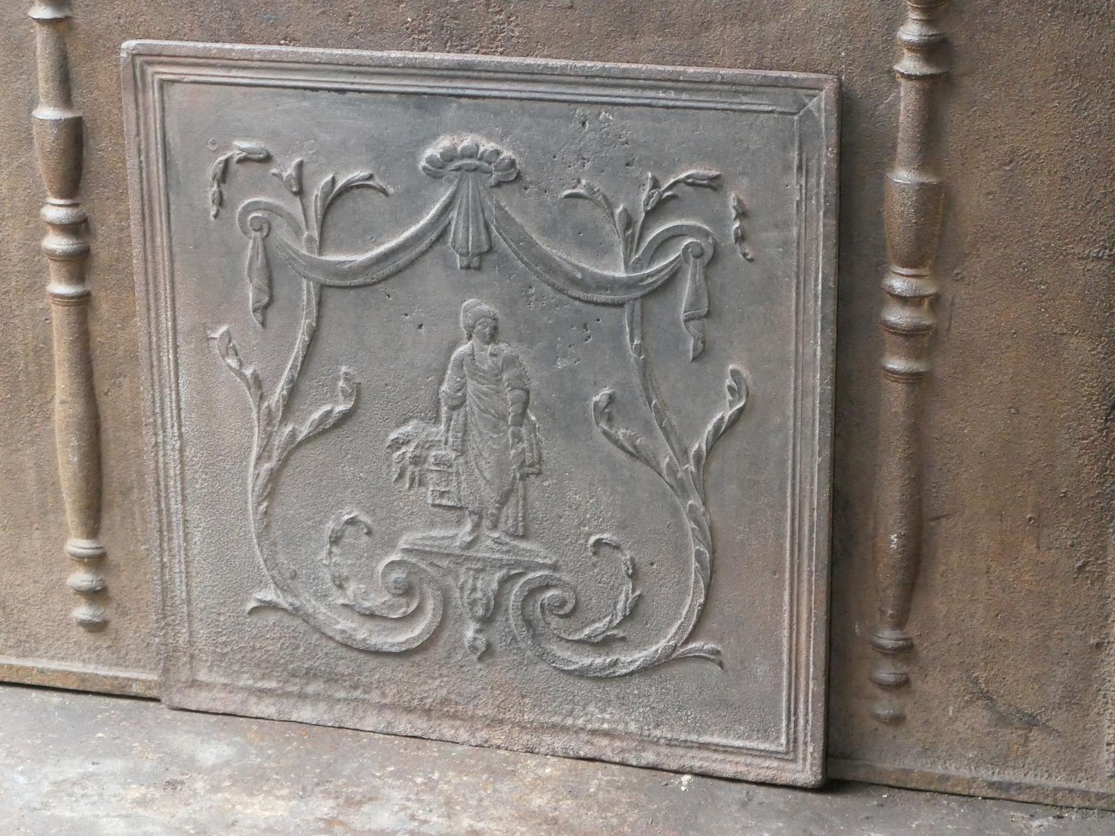19th Century French Napoleon III Fireback / Backsplash photo vinterior