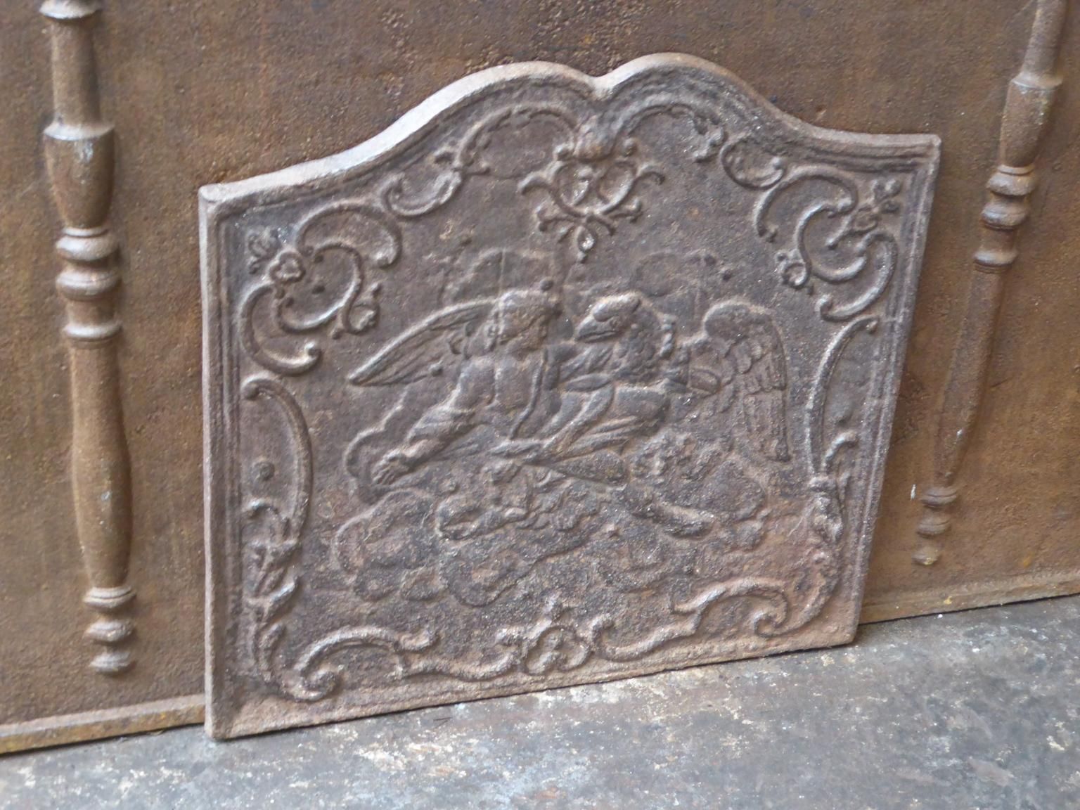 18th 19th Century French 'Abduction Of Ganymede' Fireback / Backsplash photo for sale