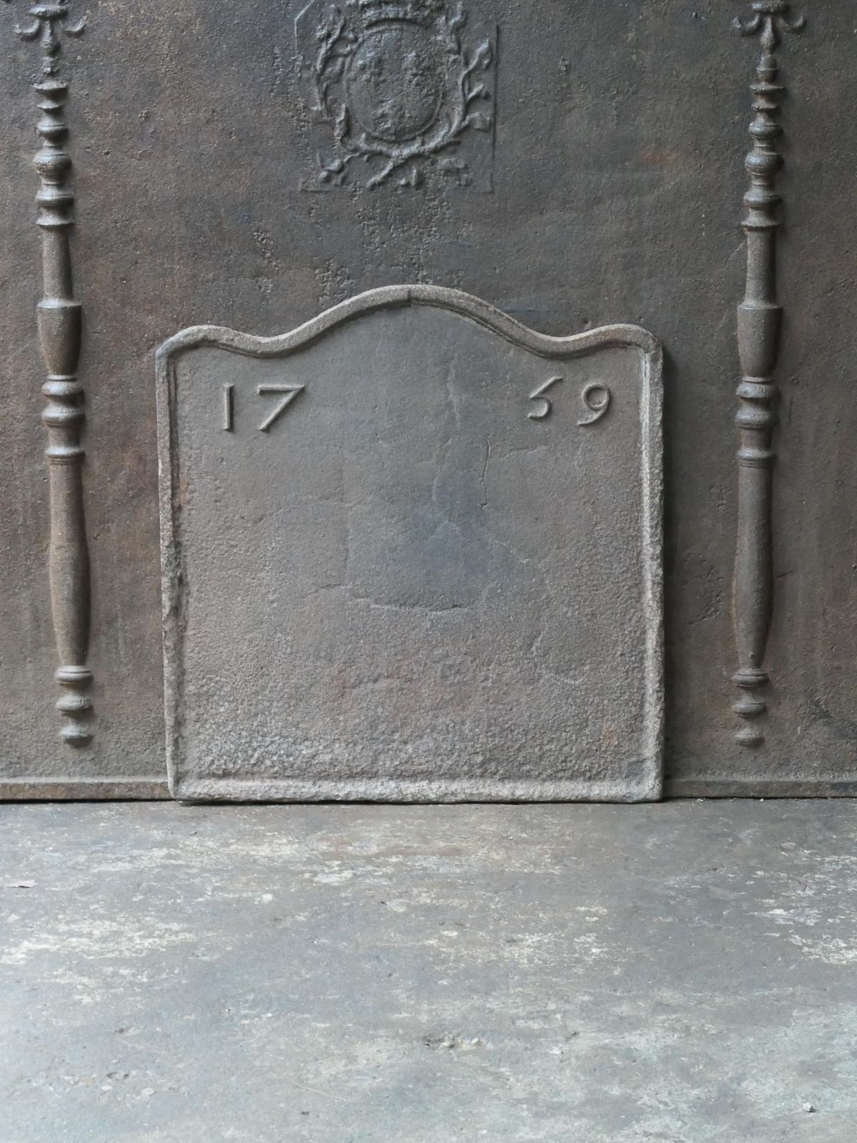 18th Century French Louis XV Period Fireback / Backsplash photo for sale