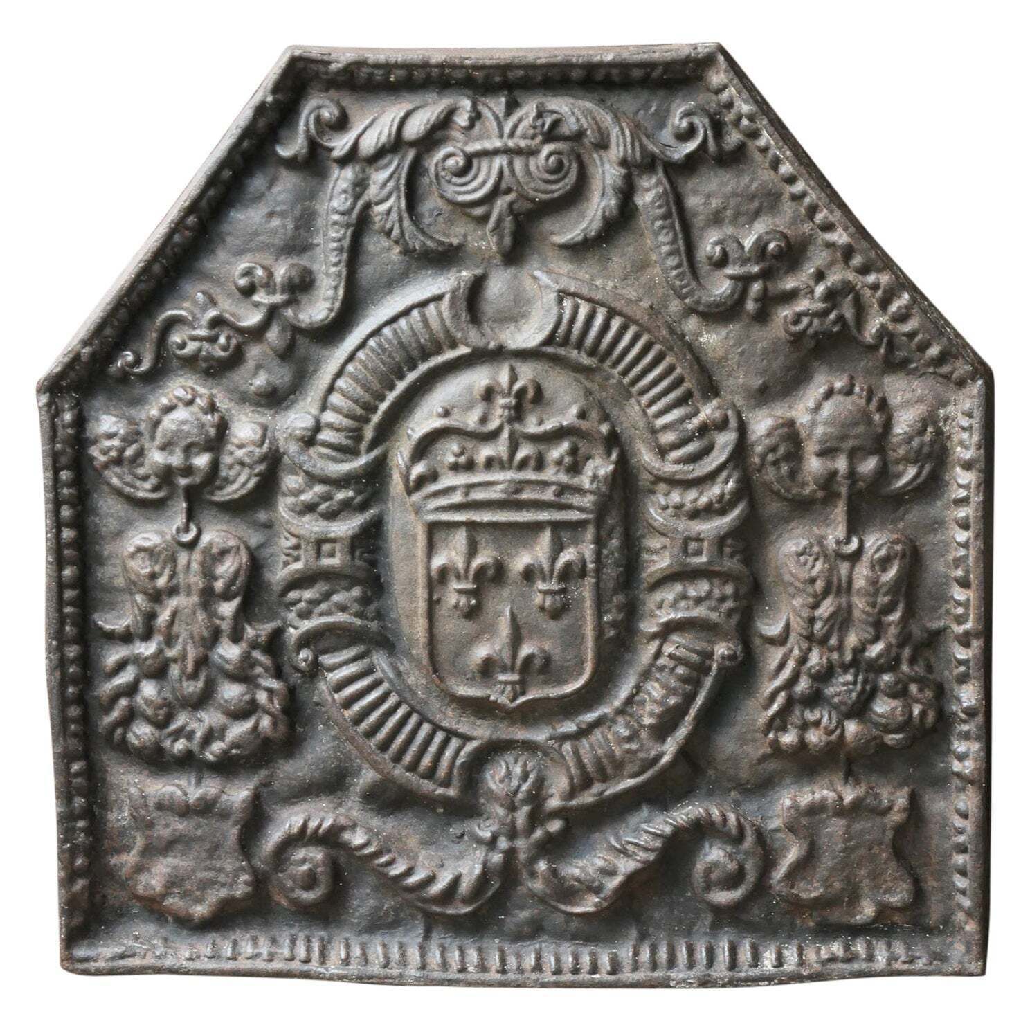 French Louis XIII Style 'Arms Of France' Fireback / Backsplash