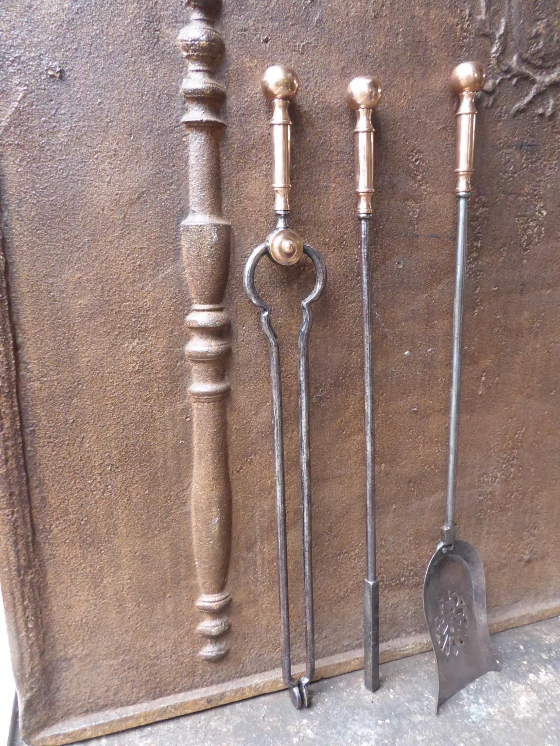 Victorian Fireplace Tools Or Fire Irons, 19th Century, English photo for sale