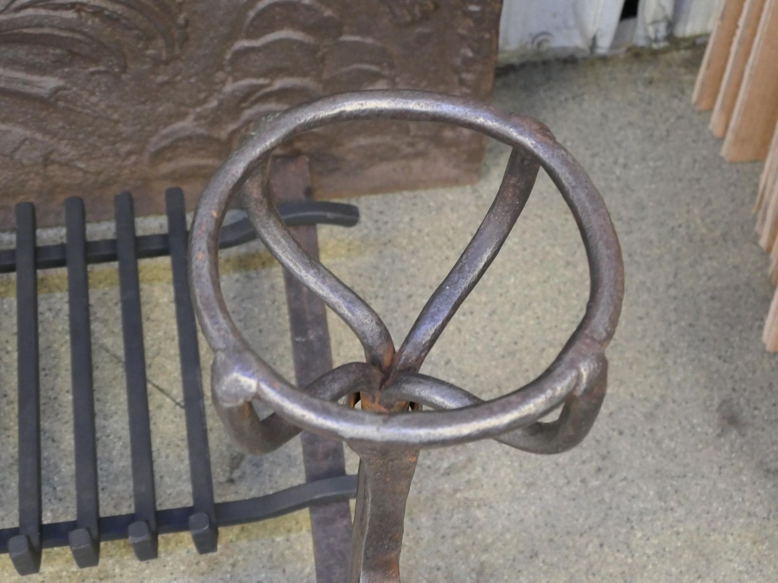French Louis XV Period Fireplace Grate Or Fire Basket, 18th Century photo 746.0