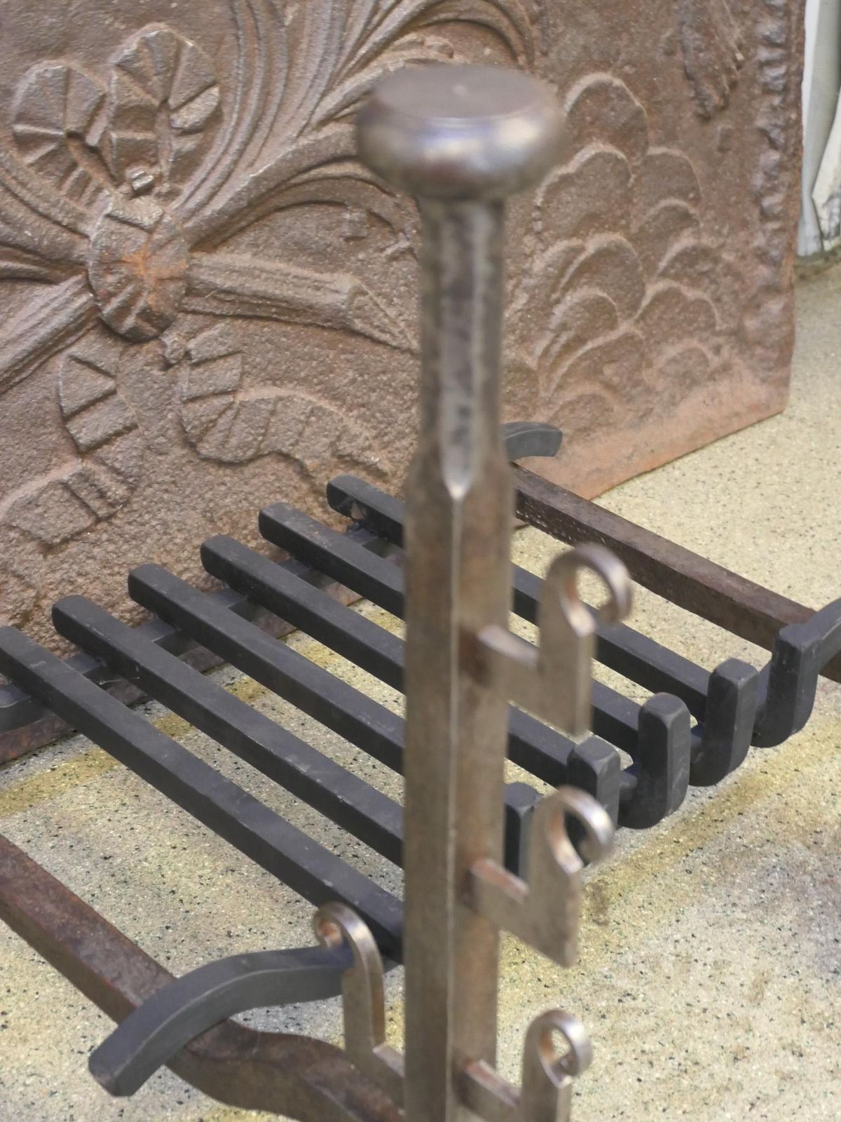 French Louis XV Period Fireplace Grate Or Fire Basket, 18th Century photo buy