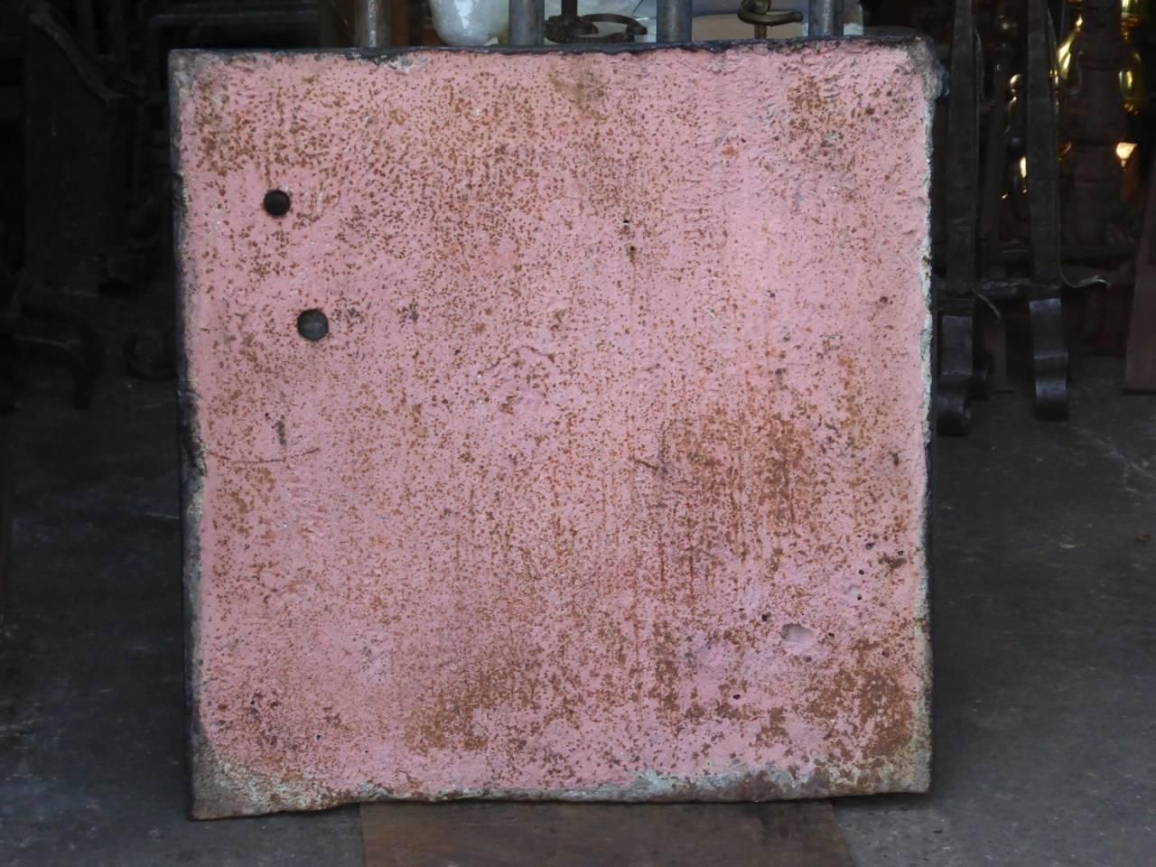 photo furniture 17th 18th Century French 'Arms Of Loraine' Fireback / Backsplash