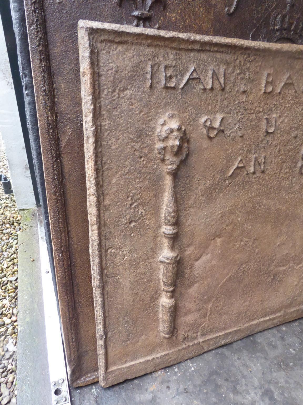 French 'Pillars With Marianne Wearing The Phrygian Cap' Fireback / Backsplash photo buy