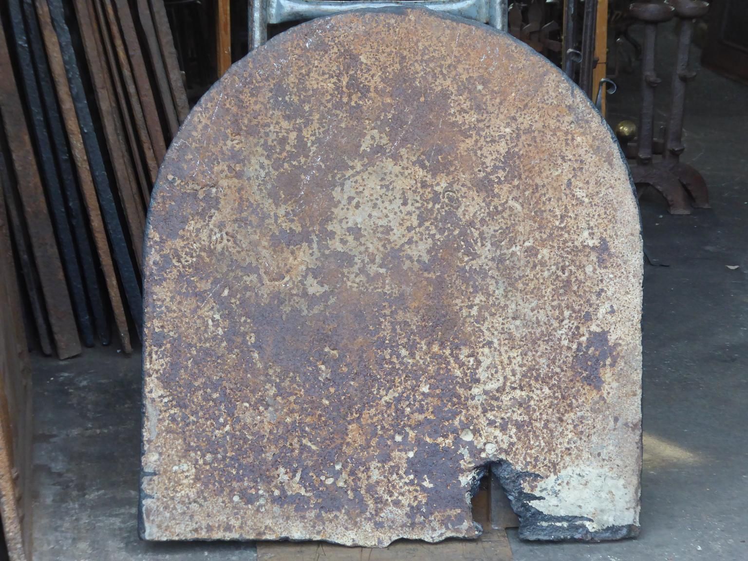 photo for sale 17th Century French Louis XIII 'Coat Of Arms' Fireback / Backsplash