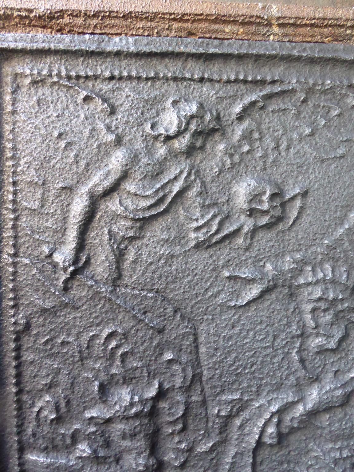16th Century German Gothic Fireback / Backsplash photo vinterior