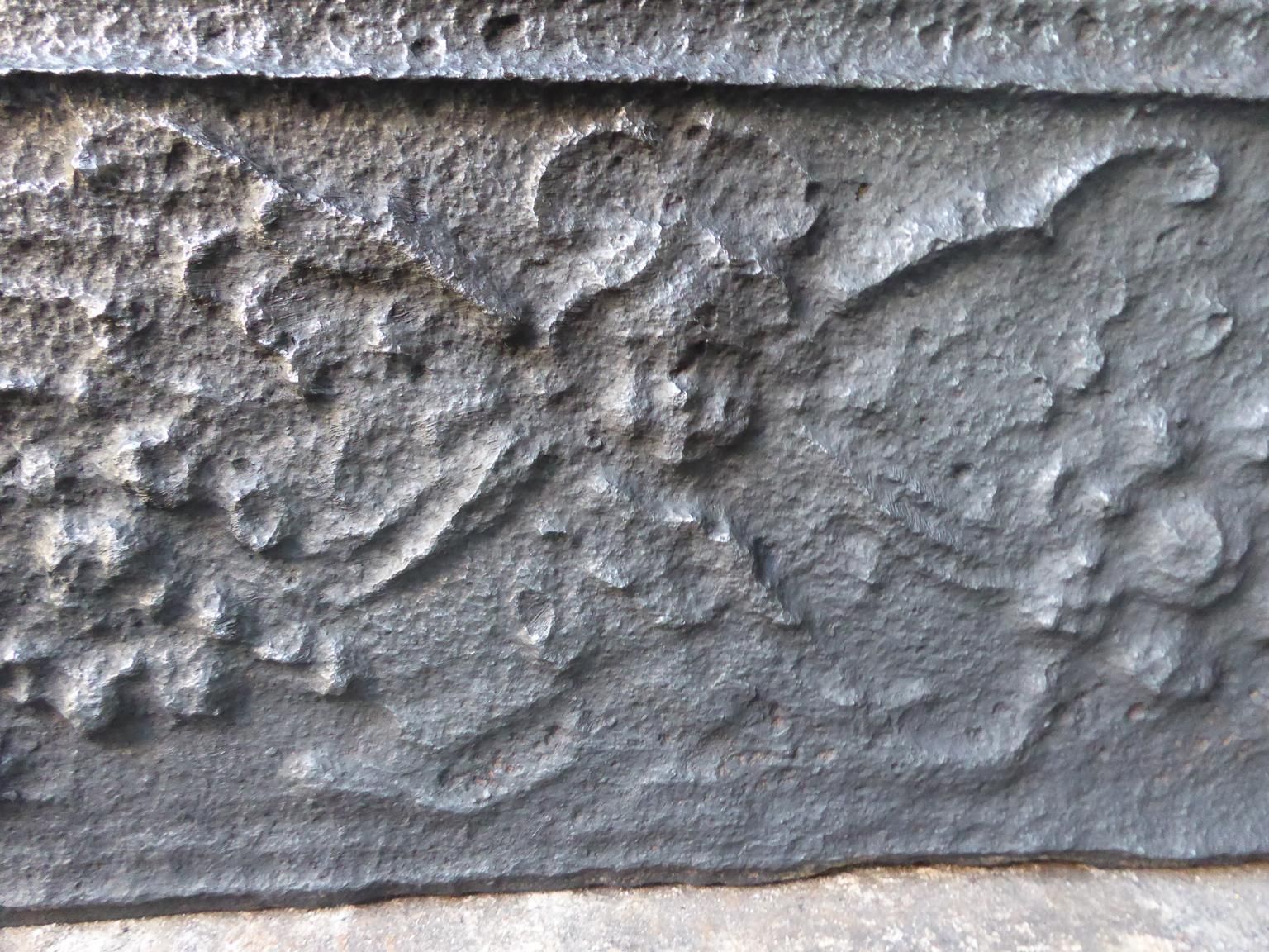 photo for sale 16th Century German Gothic Fireback / Backsplash