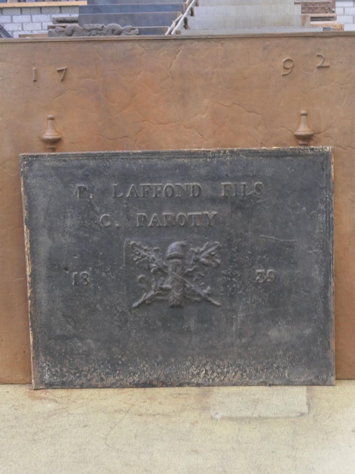 19th Century 'French Revolution' Fireback / Backsplash photo for sale