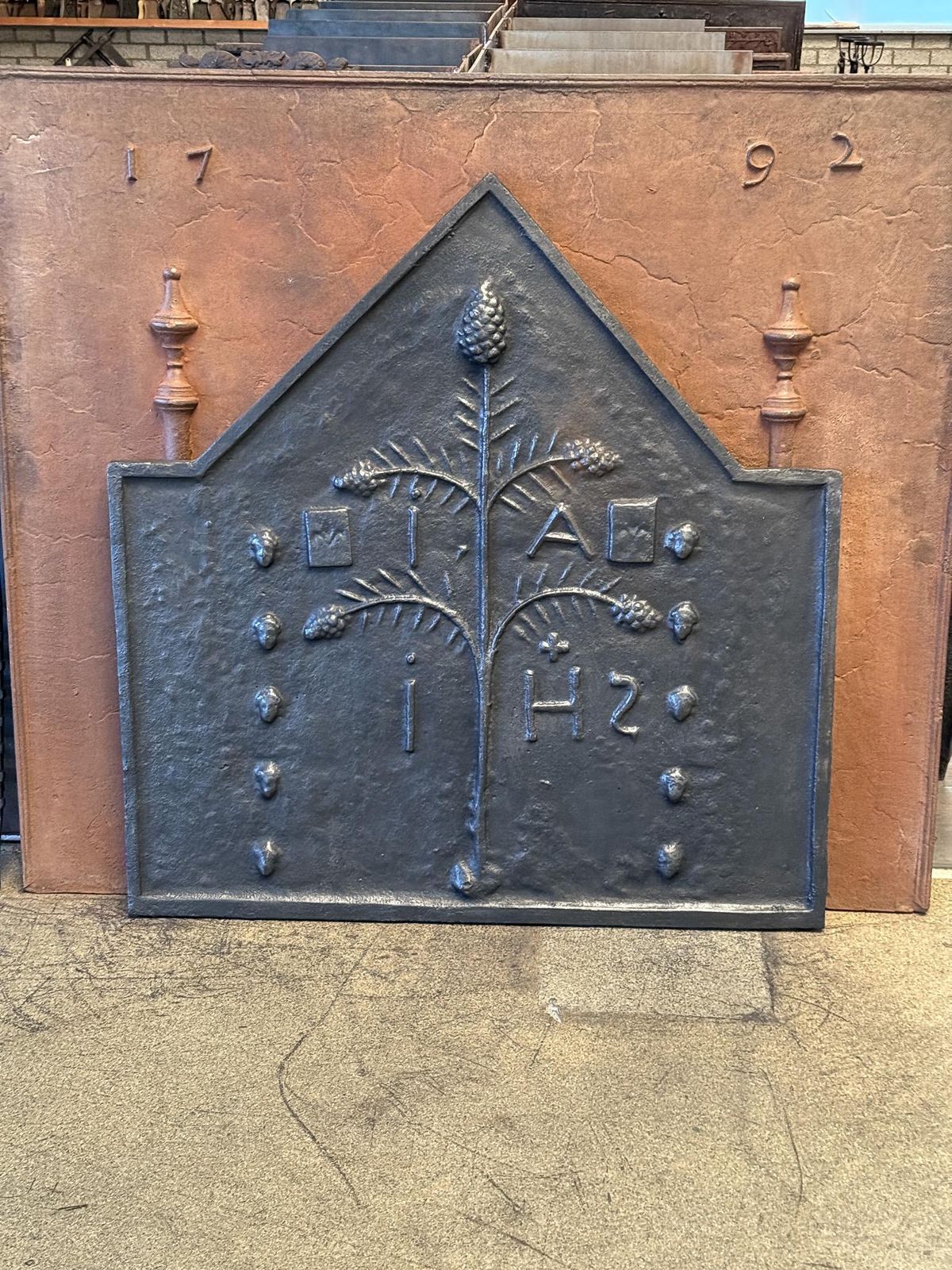 French Gothic Arms Fireback photo furniture