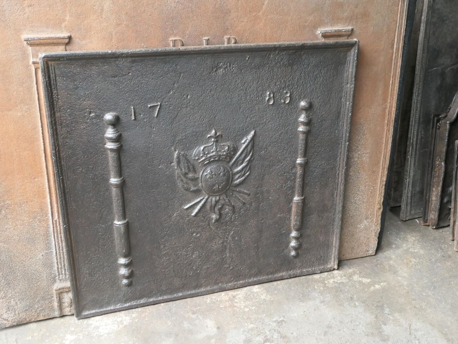 18th Century French Louis XV 'Arms Of France' Fireback / Backsplash photo buy