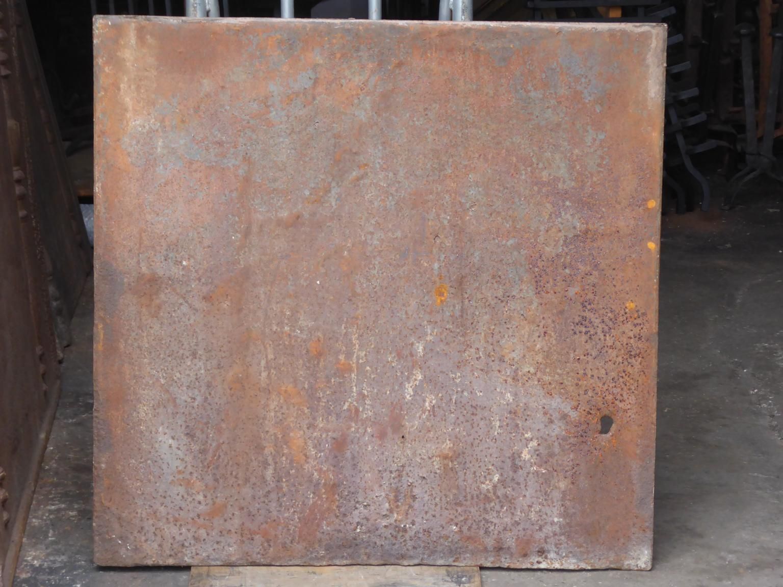 1258.0 Antique French Neoclassical Fireback / Backsplash, 18th 19th Century photo