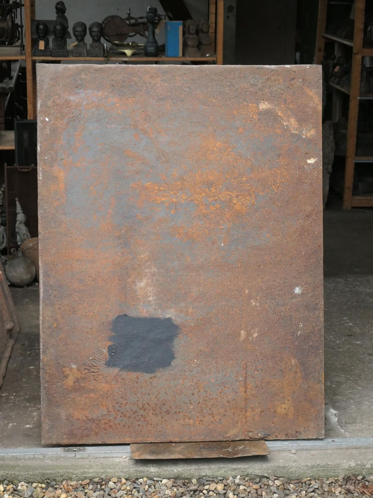 photo furniture Antique French Neoclassical Fireback / Backsplash, 19th Century
