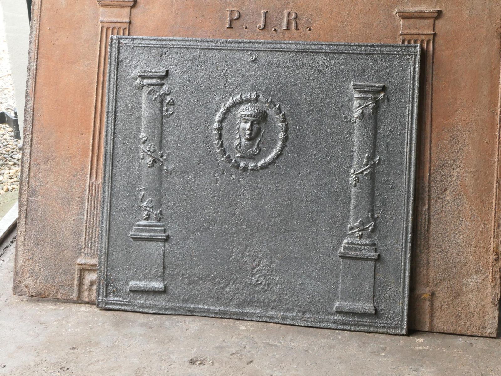 French Neoclassical Period Fireback / Backsplash, 18th   19th Century photo for sale