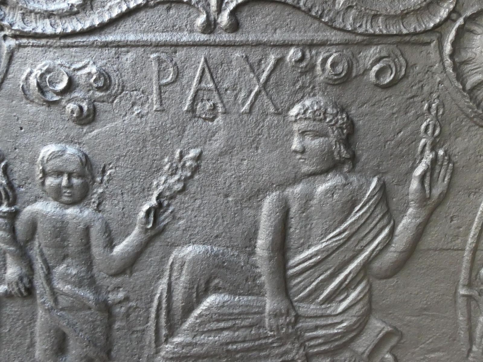 18th Century French Louis XV 'Allegory Of Peace' Fireback / Backsplash photo 1258.0