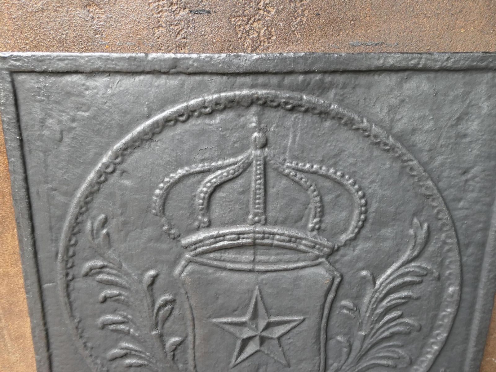 photo furniture French Napoleon III Period 'Arms Of France' Fireback / Backsplash, 19th Century