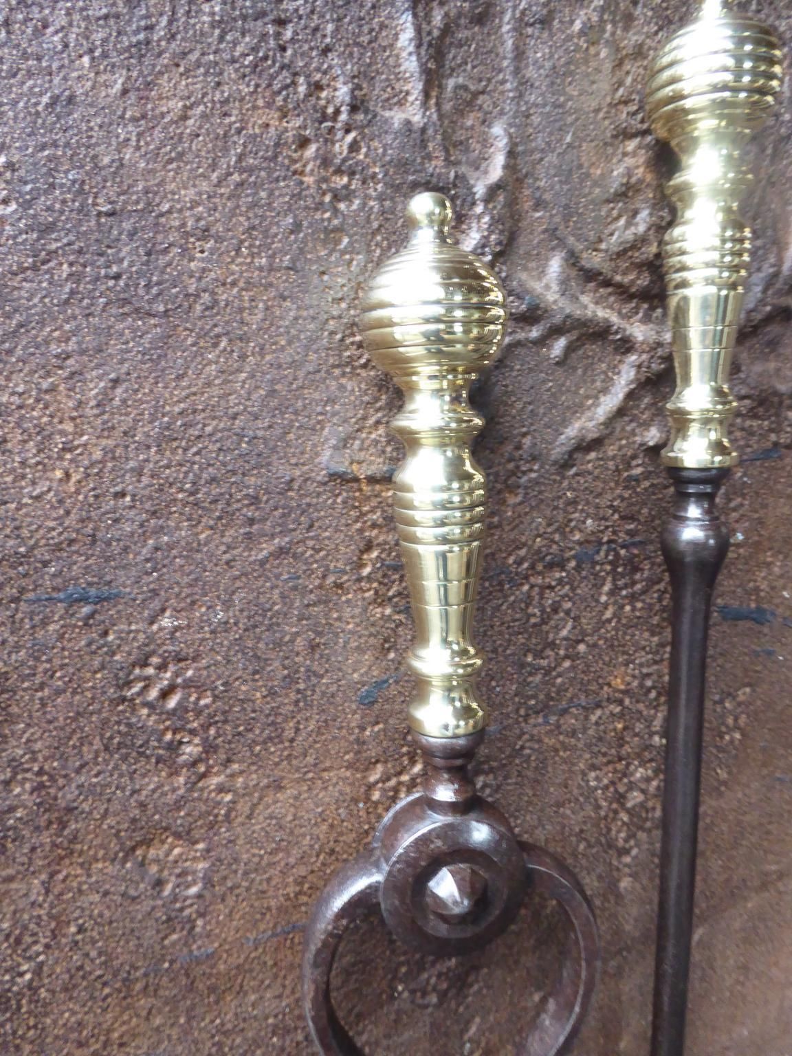 Victorian Fireplace Tools Or Fire Irons, 19th Century, English photo 405.0