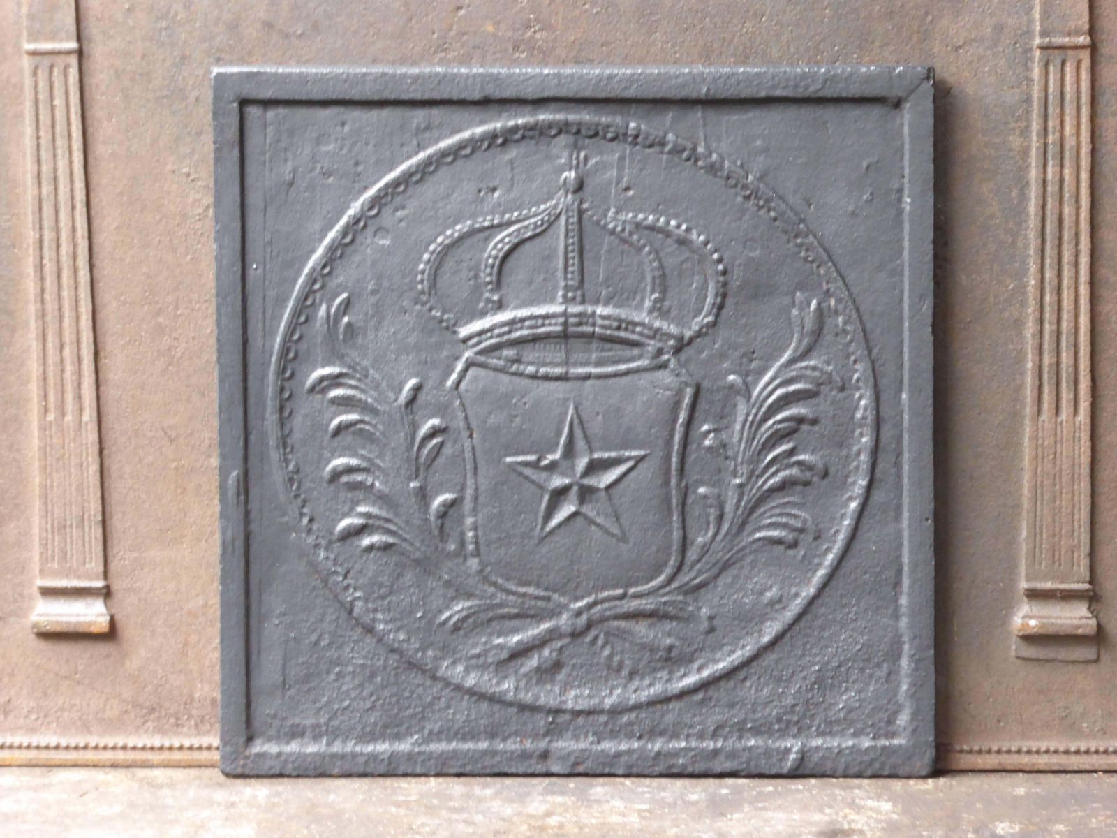 19th Century French 'Arms Of France' Fireback / Backsplash photo furniture