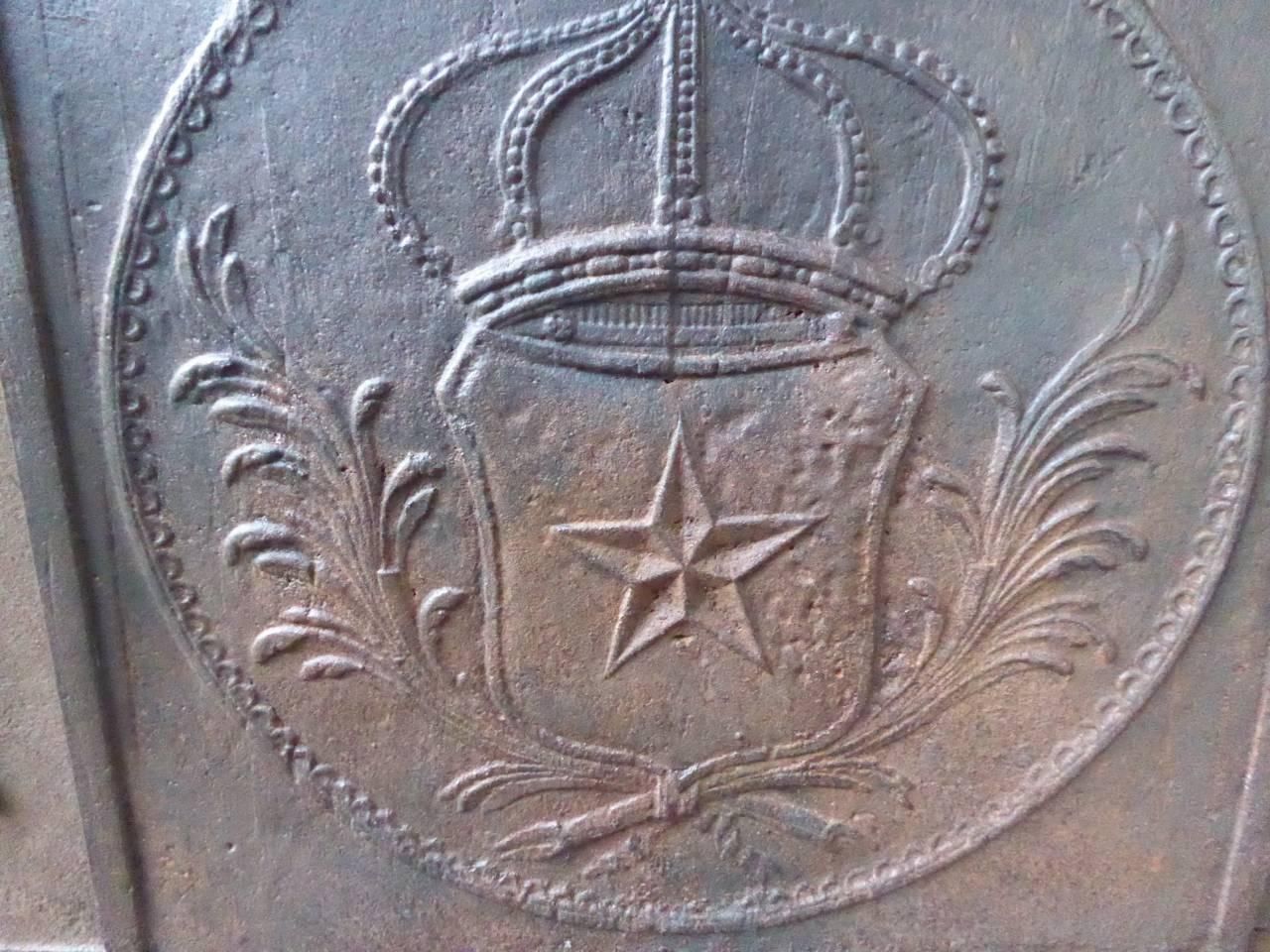 19th Century, French 'Arms Of France' Fireback / Backsplash photo buy