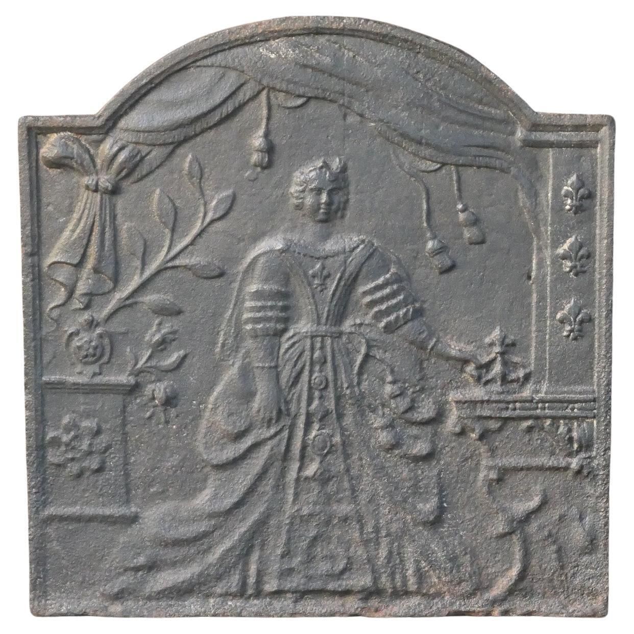 19th Century French 'Marie Leszczyńska' Fireback