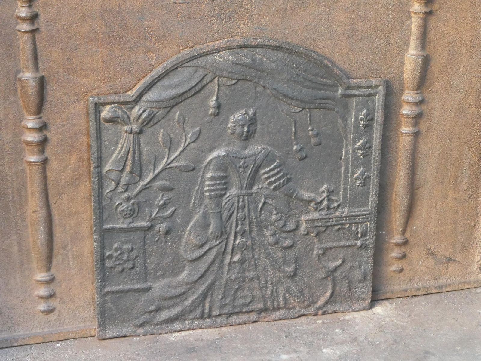 19th Century French 'Marie Leszczyńska' Fireback photo buy
