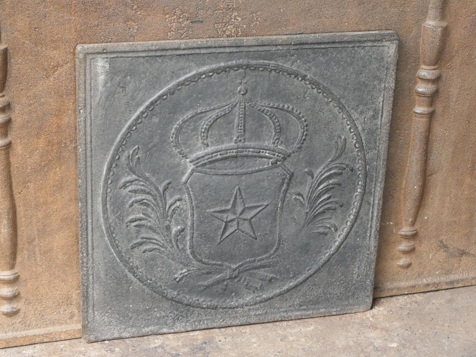 French Napoleon III Period 'Arms Of France' Fireback / Backsplash, 19th Century photo buy