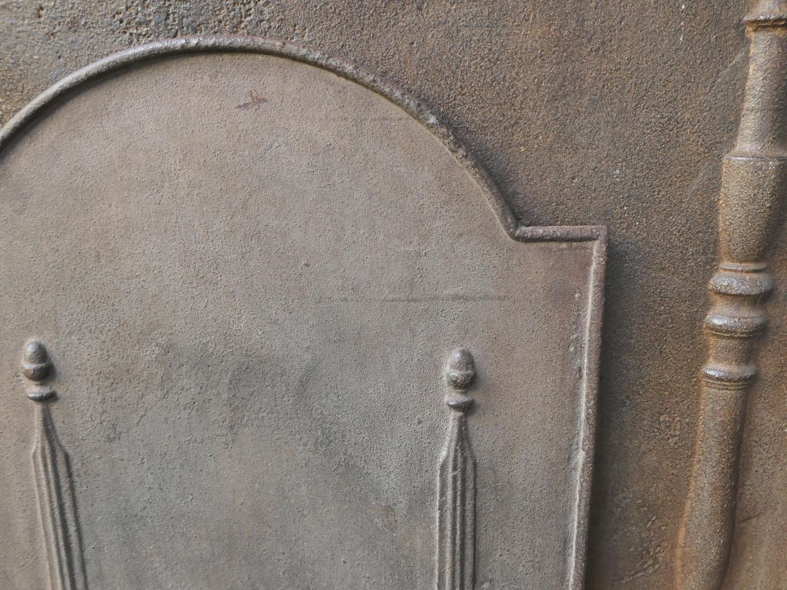 Antique French 'Pillars Of Freedom' Fireback / Backsplash, 18th   19th C. photo buy