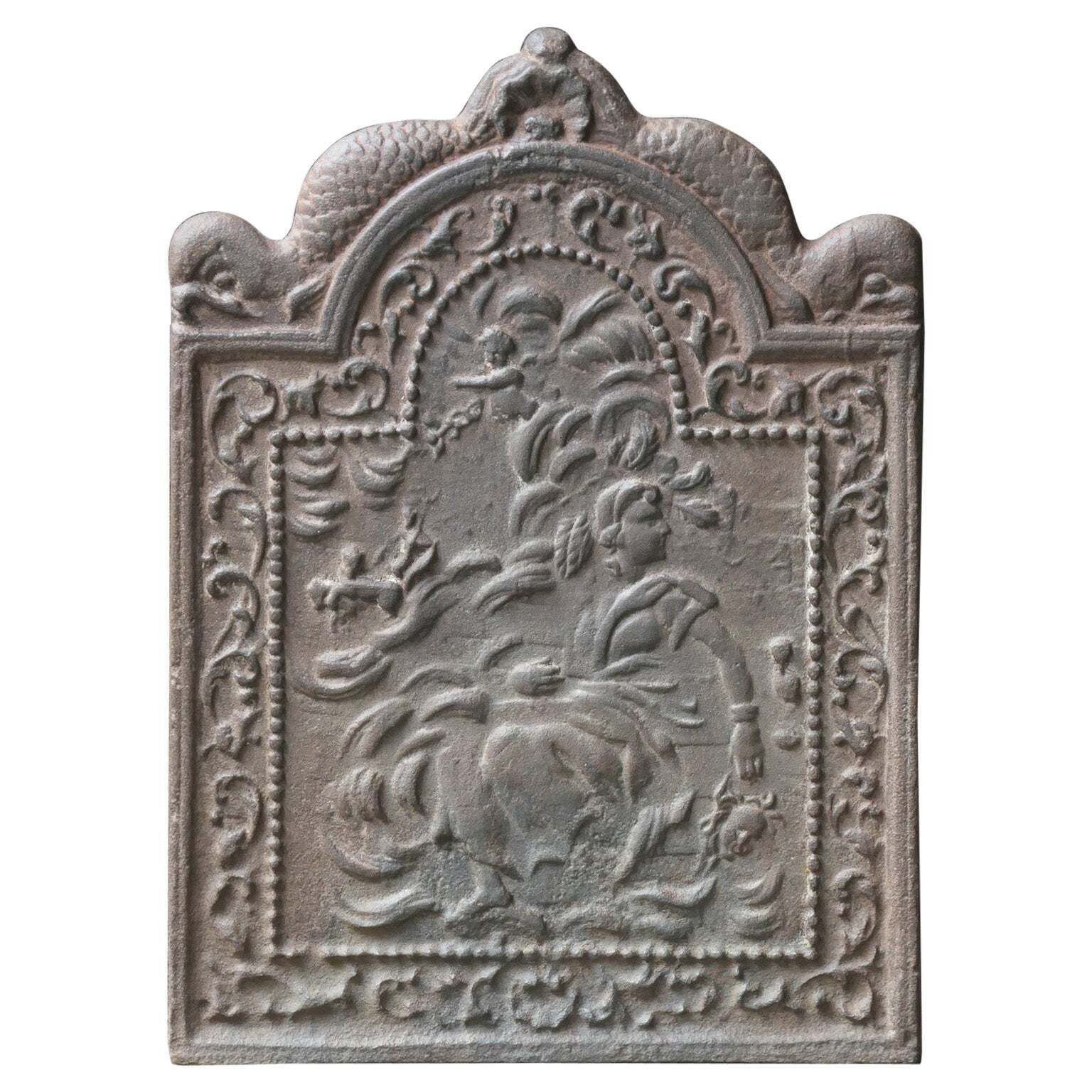 18th Century French Louis XV Period Fireback / Backsplash
