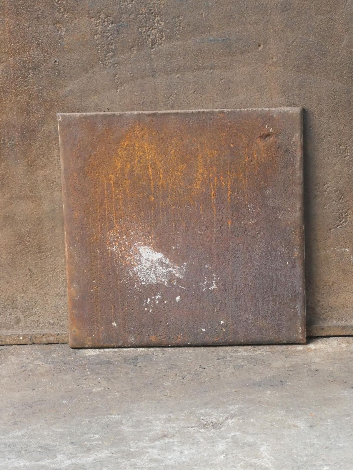 photo vinterior Antique French 'Pillars Of Freedom' Fireback / Backsplash, 18th   19th C.